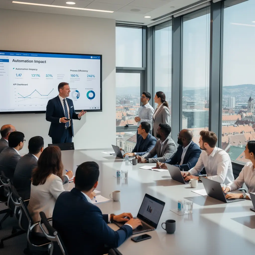 Professional team collaboration
